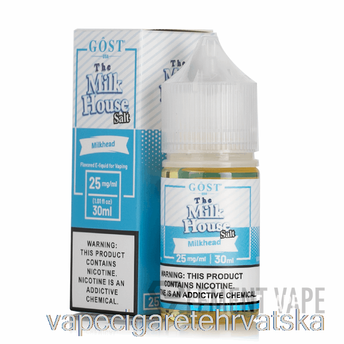 Vape Hrvatska Milkhead Soli - The Milkhouse - Gost Vapor - 30ml 25mg